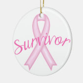Borstkanker Overleving Keramisch Ornament (Links)