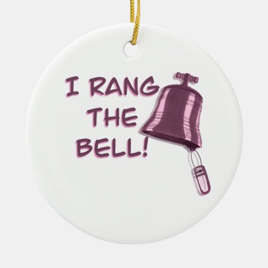 Borstkanker Overleving Keramisch Ornament (Voorkant)