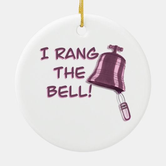 Borstkanker Overleving Keramisch Ornament (Achterkant)