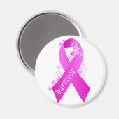 Borstkanker Overleving Magneet (Voorkant / Achterkant)