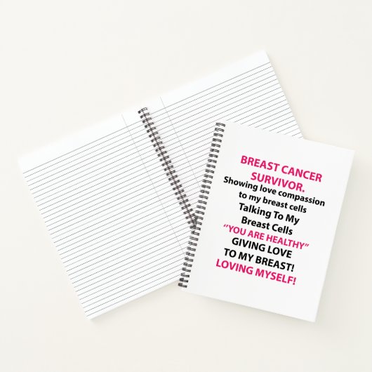 Borstkanker Overleving Notitieboek (Binnen)