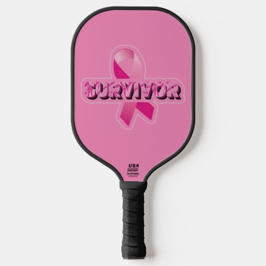 Borstkanker Overleving Pickleball Paddle (Voorkant)