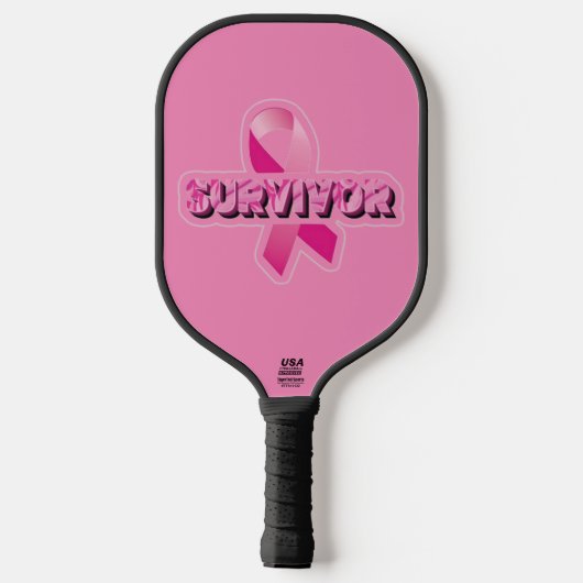 Borstkanker Overleving Pickleball Paddle (Achterkant)