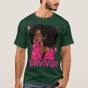 Borstkanker Overleving Rosie Riveter Pink A T-shirt