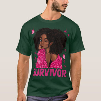 Borstkanker Overleving Rosie Riveter Pink A T-shirt