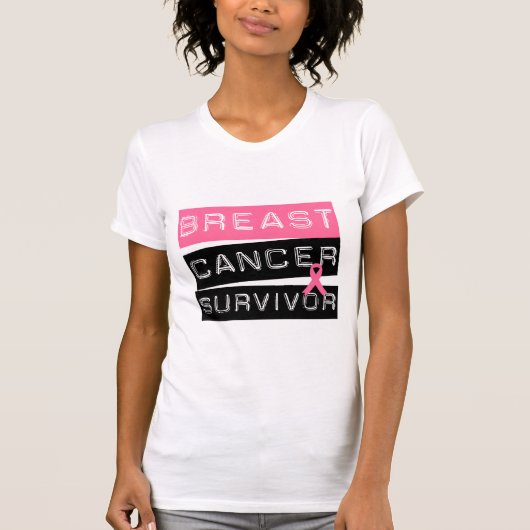 Borstkanker Overleving T-shirt (Voorkant)
