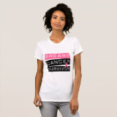 Borstkanker Overleving T-shirt (Voorkant volledig)