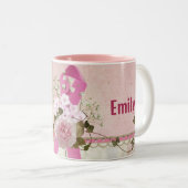 Borstkanker Overleving Tweekleurige Koffiemok (Voorkant rechts)