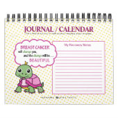 Borstkanker OverlevingRecoveryQuotes/Notes Journal Kalender (Hoes)