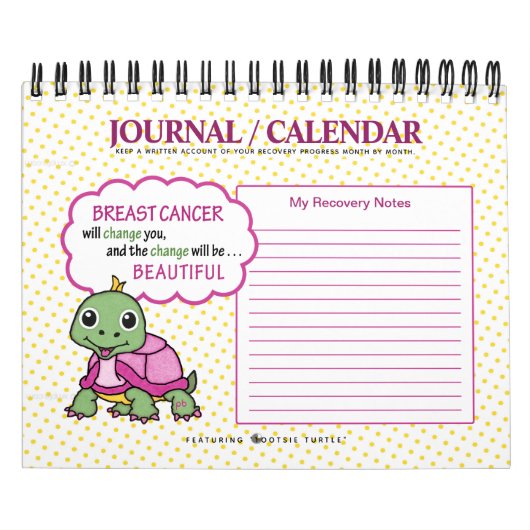 Borstkanker OverlevingRecoveryQuotes/Notes Journal Kalender (Hoes)