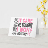 Borstkanker Overlevingskans die we vonden dat ik w Kaart (Gele Bloem)