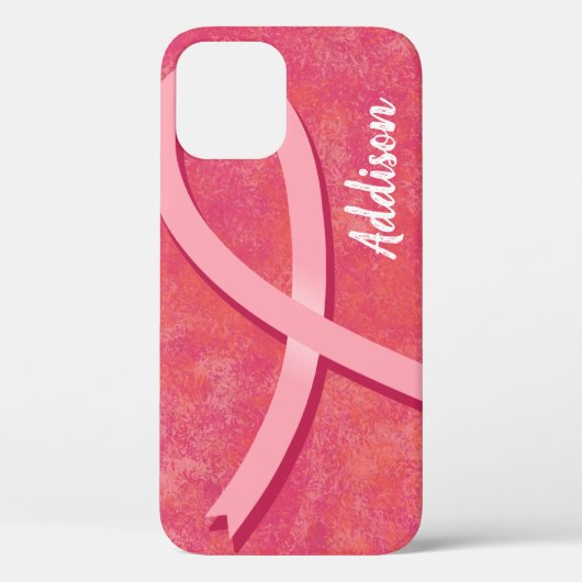 Borstkanker Overlevingsnaam Roze lint Case-Mate iPhone Case (Achterkant)