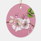 Borstkanker Overlevingsornament Keramisch Ornament (Links)