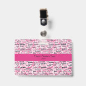 Borstkanker Overlevingsvoorlichting Badge (Voorkant met clip)