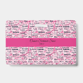 Borstkanker Overlevingsvoorlichting Badge