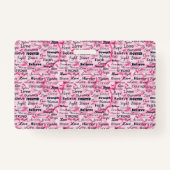 Borstkanker Overlevingsvoorlichting Badge (Achterkant)