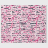 Borstkanker Overlevingsvoorlichting Cadeaupapier (Vlak)