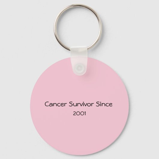 Borstkanker Overlevingsvoorlichting Sleutelhanger (Achterkant)