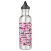 Borstkanker Overlevingsvoorlichting Waterfles (Links)