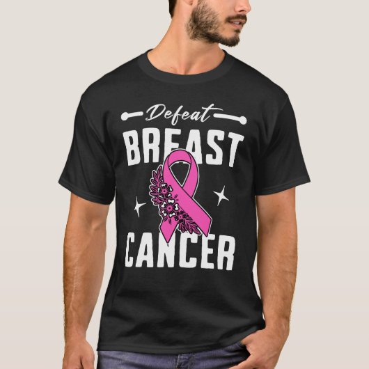 Borstkanker Overwinnen T-shirt (Voorkant)