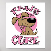 Borstkanker Pakketten voor de Cure Dog Poster (Voorkant)