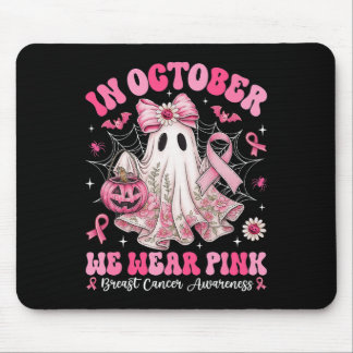 Borstkanker Patchwork Floral Ghost in oktober Wij Muismat