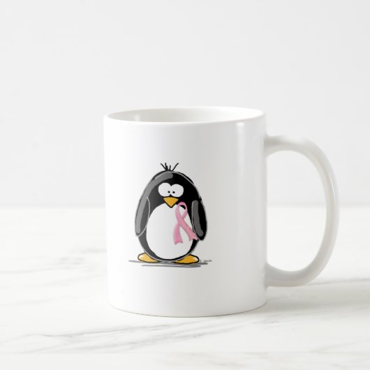Borstkanker Penguin Koffiemok (Rechts)