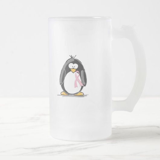 Borstkanker Penguin Matglas Bierpul (Rechts)