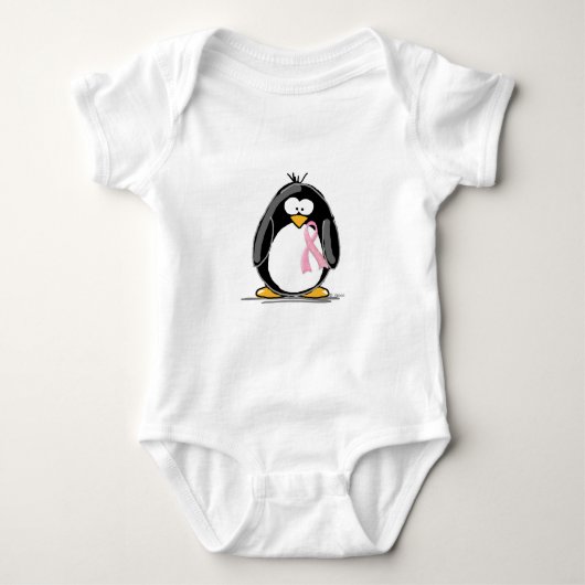 Borstkanker Penguin Romper (Voorkant)