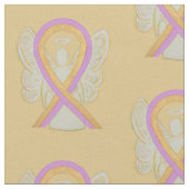 Borstkanker Phyllodes Tumor Ribbon Angel Fabric Stof (Close Up)