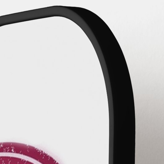 Borstkanker Pickleball Paddle (Links Detail)