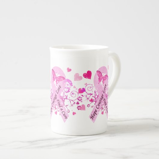 Borstkanker Porselein Kop (Voorkant rechts)