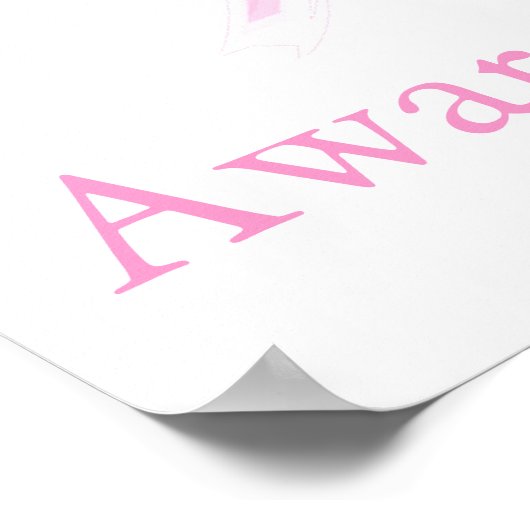 Borstkanker Poster (Hoek)