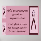 Borstkanker Poster (Voorkant)