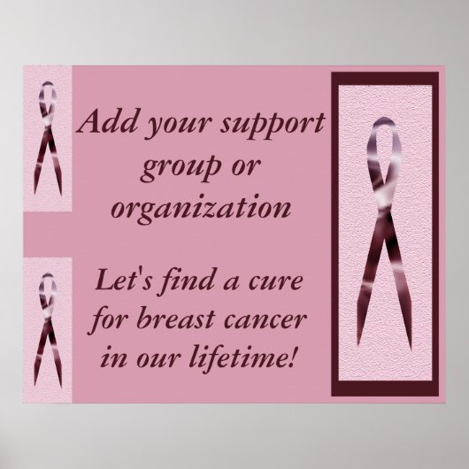 Borstkanker Poster (Voorkant)