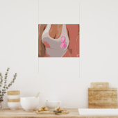 Borstkanker Poster (Keuken)
