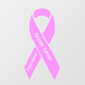 Borstkanker Raamsticker (Vel)
