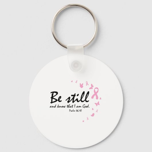 Borstkanker Religieuze Christelijke geschenken Sleutelhanger (Voorkant)