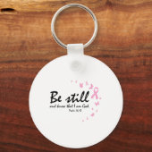 Borstkanker Religieuze Christelijke geschenken Sleutelhanger (Voorkant)