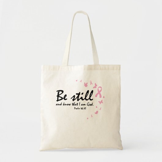 Borstkanker Religieuze Christelijke geschenken Tote Bag (Voorkant)