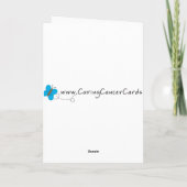 Borstkanker Ribbon Girl - Laatste bestraling Kaart (Achterkant)