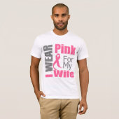 Borstkanker Ribbon I Draag roze vrouw T-shirt (Voorkant volledig)