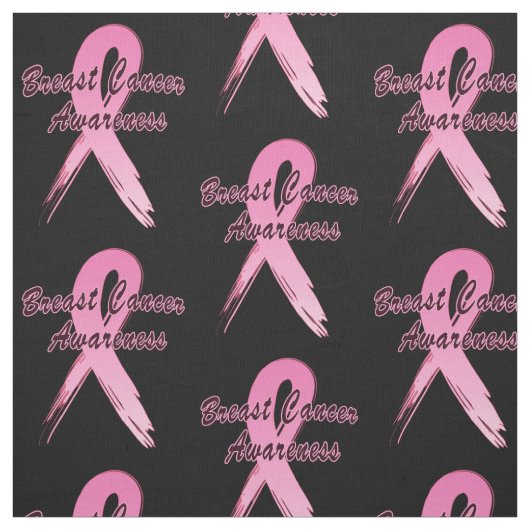 Borstkanker Ribbon of Hope Stof (Swatch)
