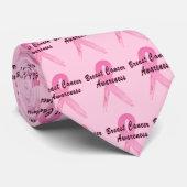 Borstkanker Ribbon of Hope Stropdas (Opgerold)