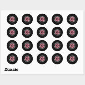 Borstkanker Ronde Sticker (Vel)