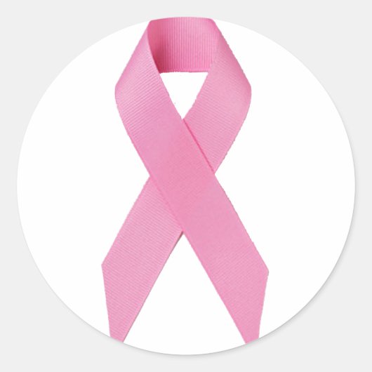 Borstkanker Ronde Sticker (Voorkant)