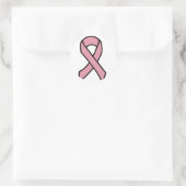Borstkanker Ronde Sticker (Tas)