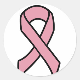 Borstkanker Ronde Sticker