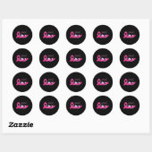 Borstkanker Ronde Sticker (Vel)