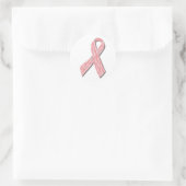 Borstkanker Ronde Sticker (Tas)